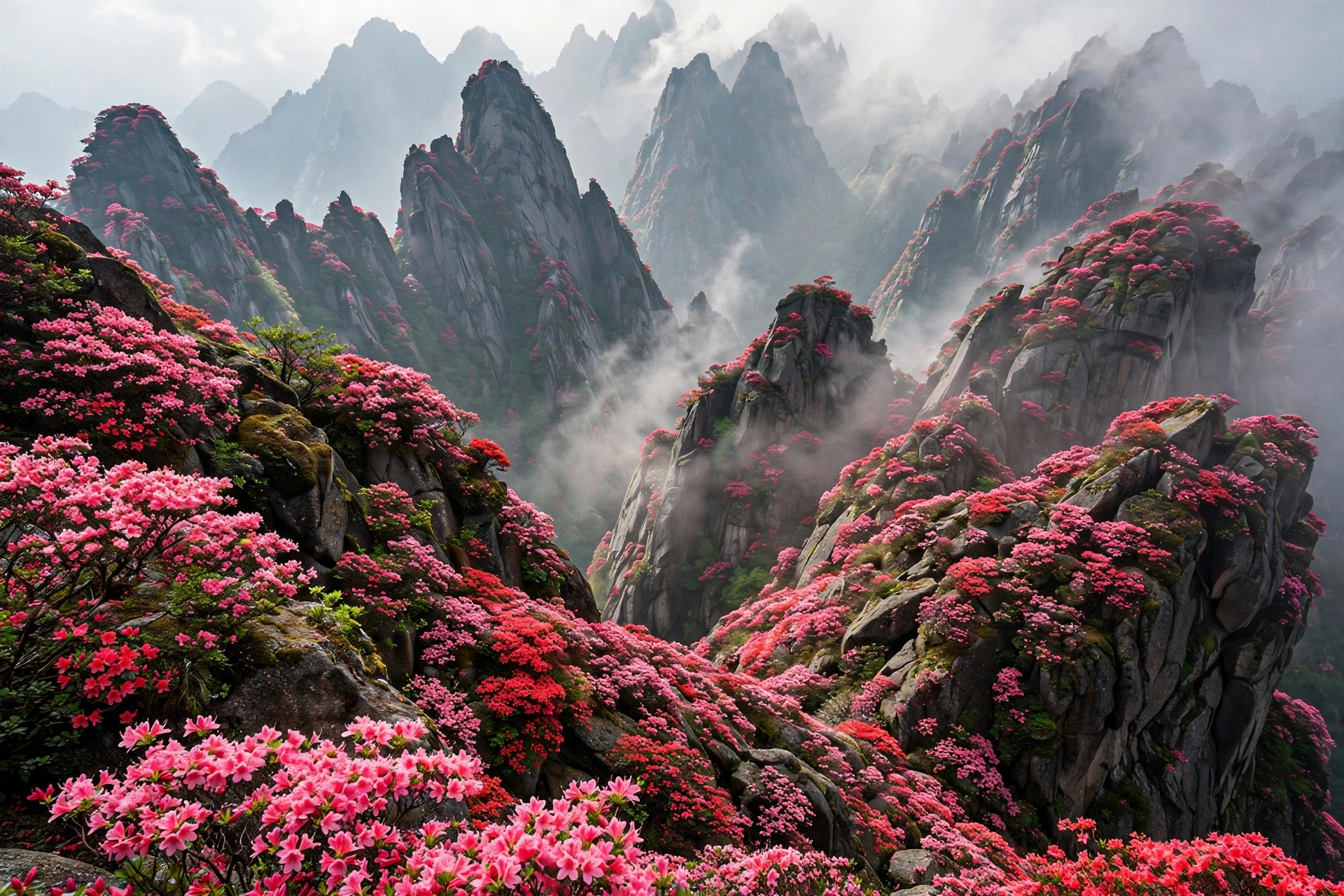 薄刀峰:大别山腹地的杜鹃花海几月去最盛
